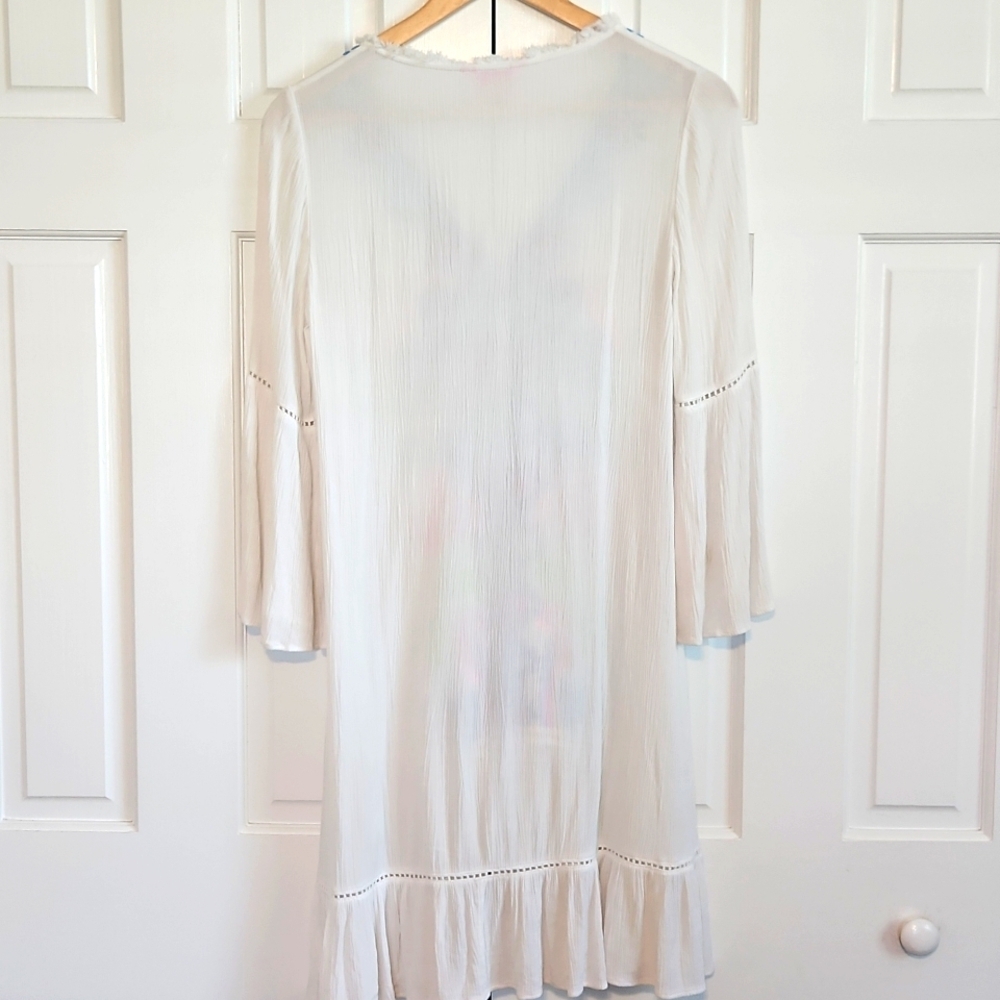 Lilly Pulitzer Tavvy Embroidered Tunic Dress Swim Coverup XS - Picture 4 of 4